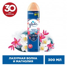 Глейд освежитель воздуха 300мл Лазурная волна и магнолия (арт 328879/311874)